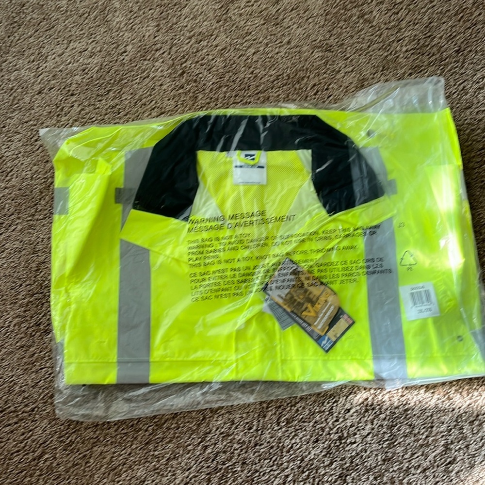 Rain safety jacket